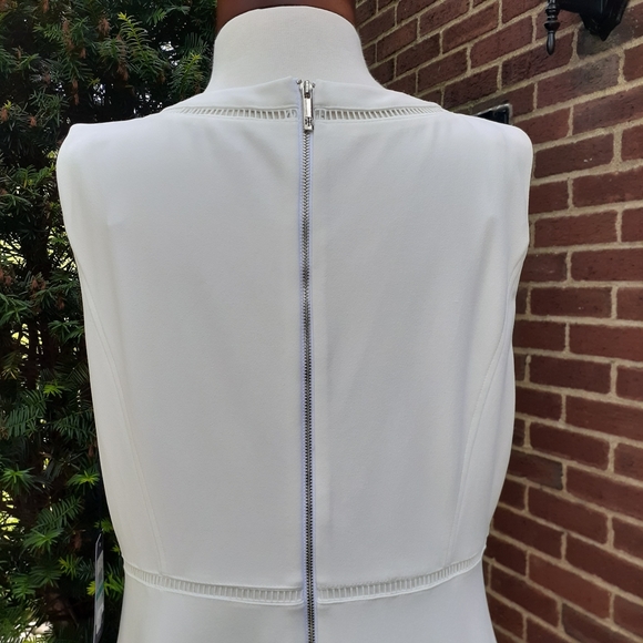 Tommy Hilfiger Crepe Cutout Fit & Flare Dress - Picture 7 of 9